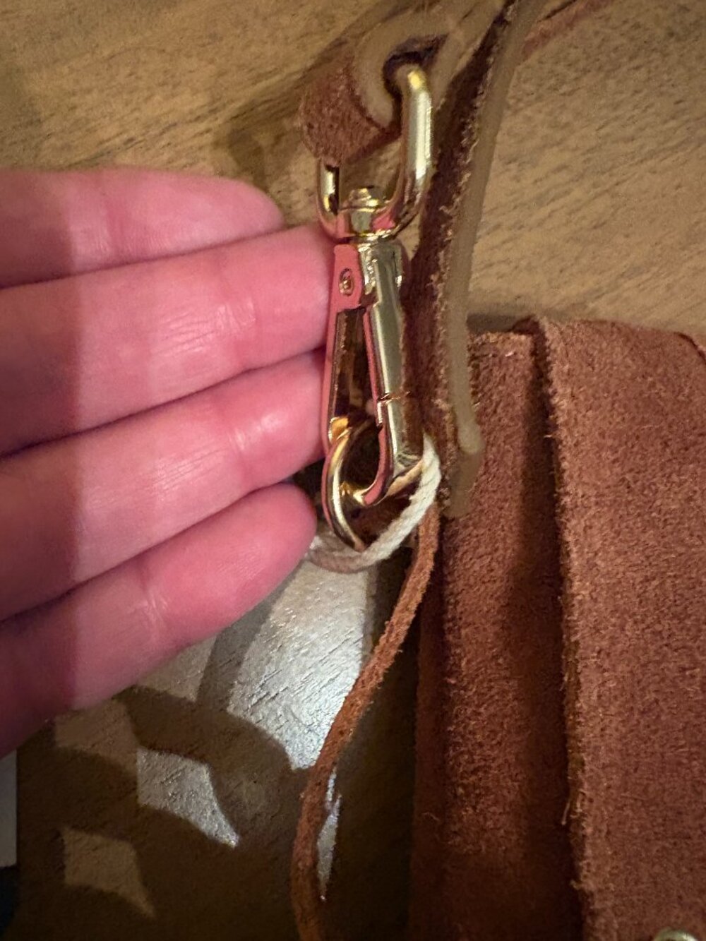 NWT Haute Hippie Boho Suede Fringe Cross Body Bag in Rich Brown. - Picture 13 of 15